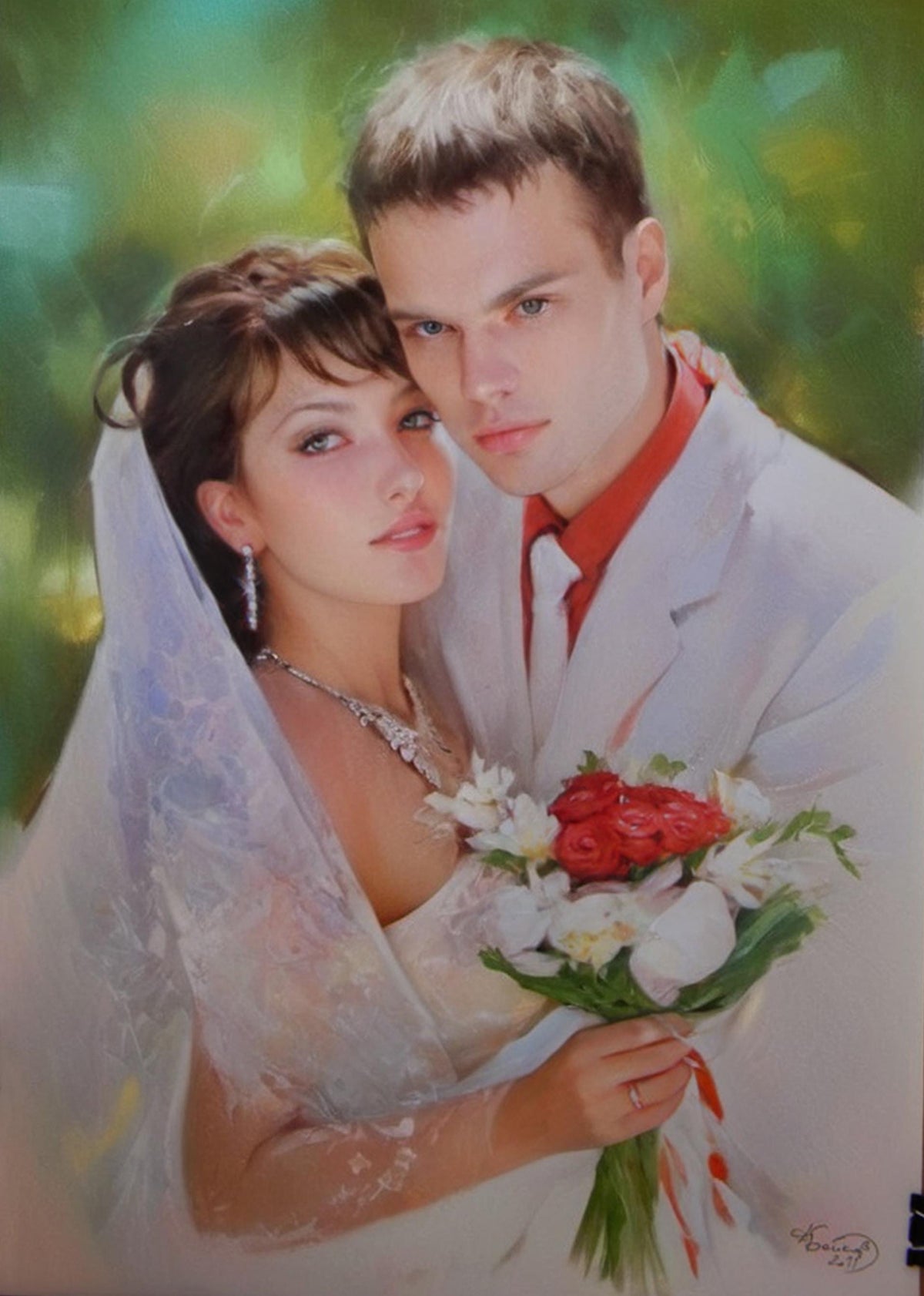 Custom Oil Painting From Photo: Handmade Portrait Art