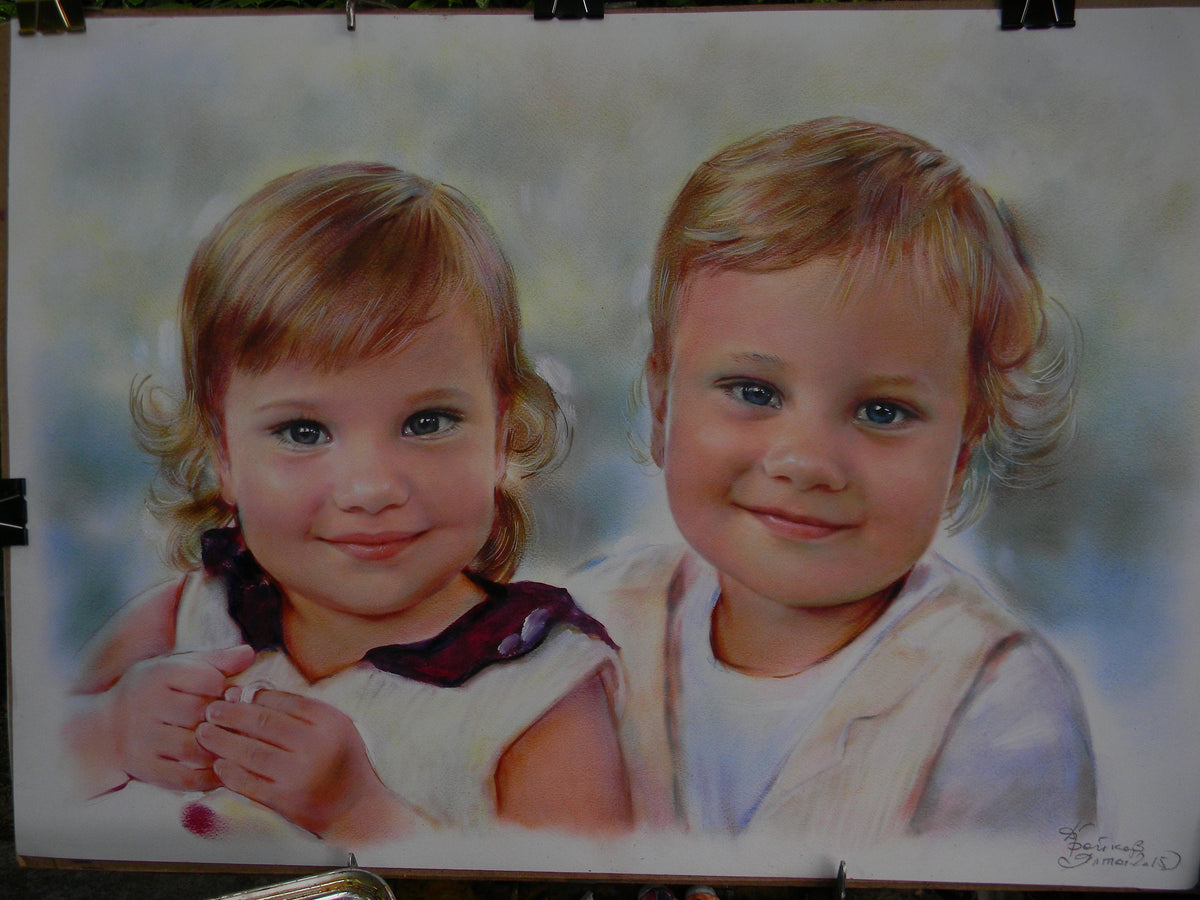 Custom Oil Painting From Photo: Handmade Portrait Art