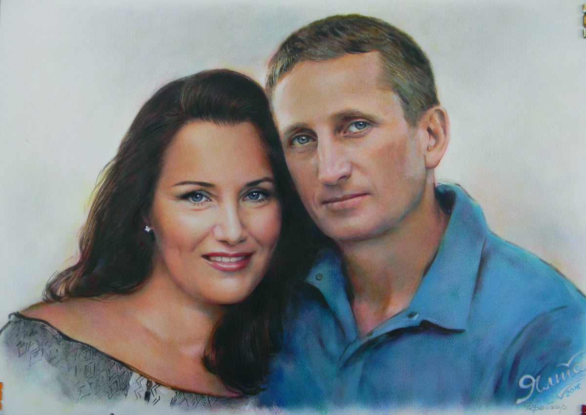 Custom Oil Painting From Photo: Handmade Portrait Art