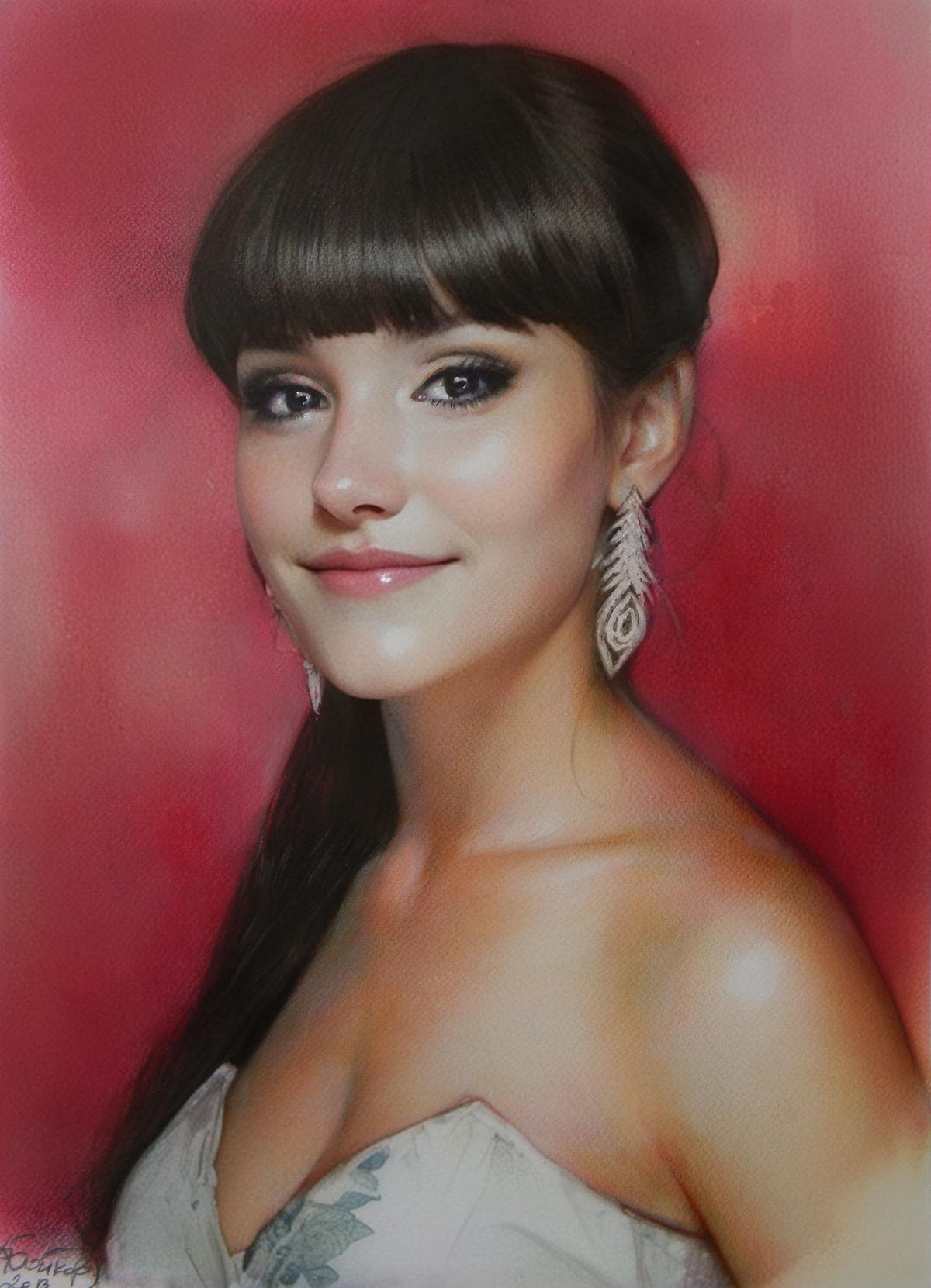 Custom Oil Painting From Photo: Handmade Portrait Art